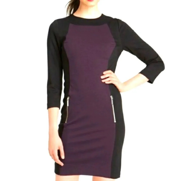 MICHAEL Michael Kors  Colorblock Shift Dress Small - Picture 1 of 6
